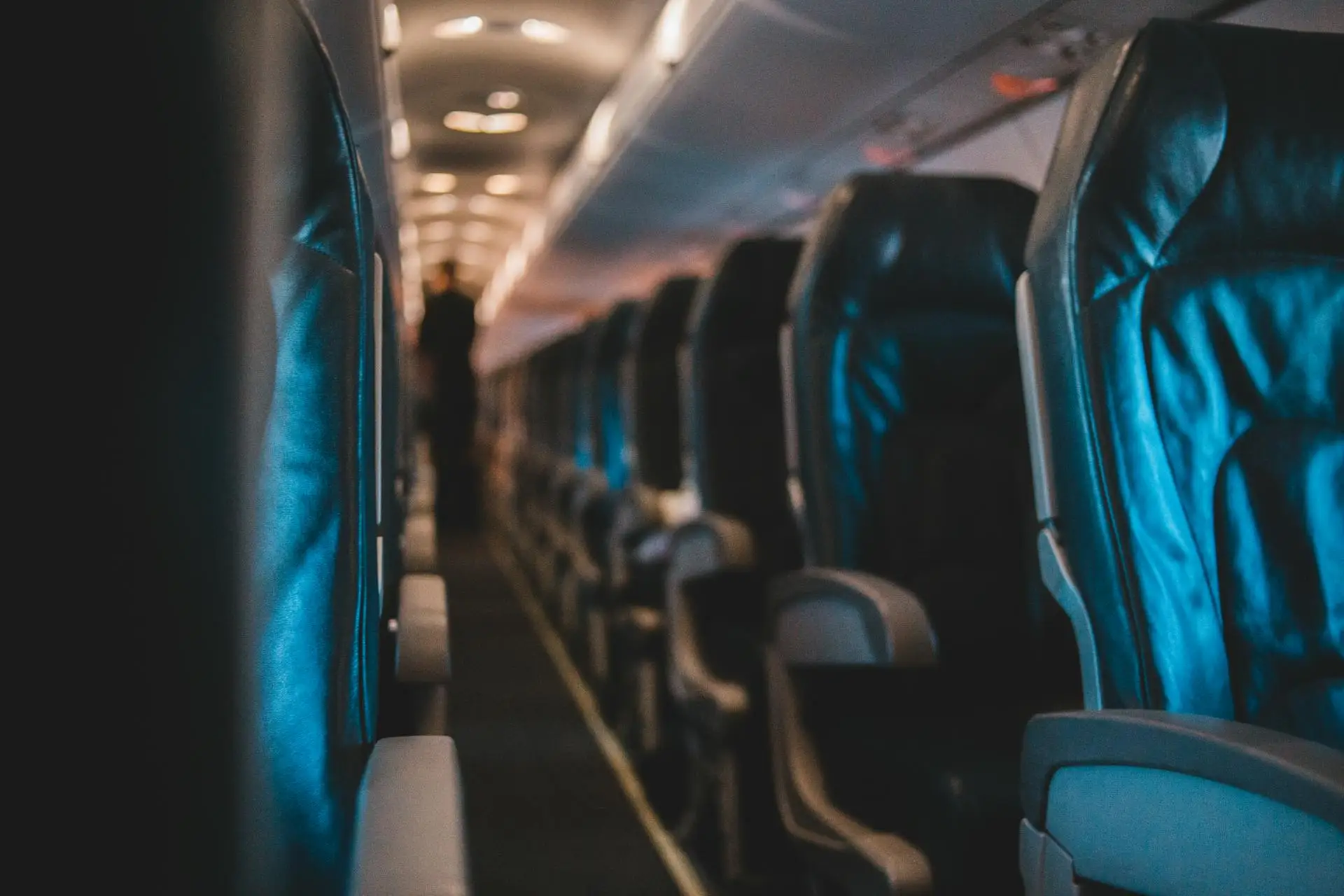 Cabine cuir d’un jet privé affrété au départ d’Abidjan